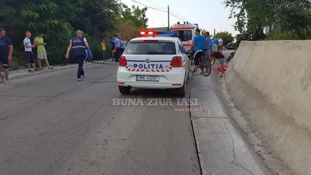 Impact devastator, pe o șosea din Iași! Accident rutier mortal, provocat de o șoferiță! Ieșeanca a spus că nu a văzut pietonul - GALERIE FOTO (Exclusiv)