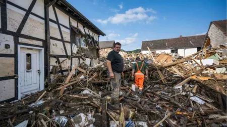 Ne-au făcut de toată bafta! Mai mulţi români s-au apucat să fure în zona dezastrului provocat de inundaţiile din Germania