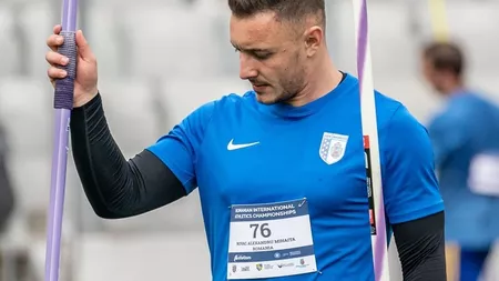 JO Tokyo 2020. Atletul român Alexandru Novac s-a calificat în finala probei de aruncare a suliţei