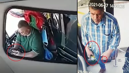 Bombe cu ceas pe străzile din Iași! Șoferii de autobuze de la CTP stau pe traseu cu ochii numai în telefoane. Oricând se poate petrece o tragedie - VIDEO