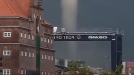 Tornadă puternică în Germania. Orașul Kiel devastat - FOTO, VIDEO