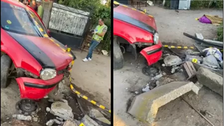 Accident rutier în judeţul Dolj. O fetiţă de 11 ani şi străbunica sa, ucise de o şoferiţă care a dat de 6 ori pentru permis - FOTO