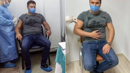 Primarul din Rădăuţi a simulat vaccinarea anti-Covid-19 pentru o şedinţă foto