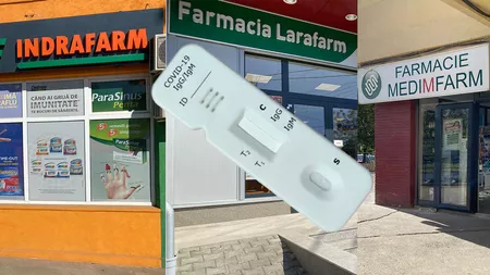 În Iași sunt farmacii unde testarea pentru COVID-19 este gratuită! Informații importante pentru cei care vor să scape de griji. Iată lista cu cele zece locuri