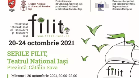 Noi zile pline de evenimente speciale în cadrul Festivalului Internațional de Literatură și Traducere Iași 2021