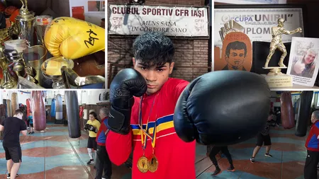 Un tânăr din Iași a obținut titlul de campion național la box, la doar 16 ani! Adolescentul face 6 antrenamente pe săptămână