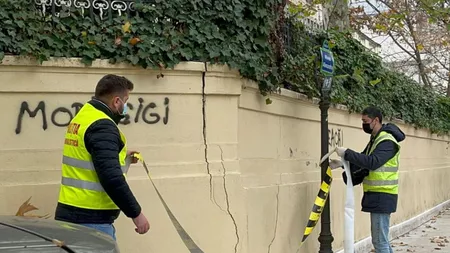 Zidurile palatului omului de afaceri Gigi Becali, vandalizate de fanii FCSB: „Mori, Gigi”