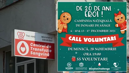 Începe cea mai mare campanie de donare de sânge la Centrul de Transfuzii Sanguine din Iași! Ieșenii sunt așteptați să salveze vieți. 