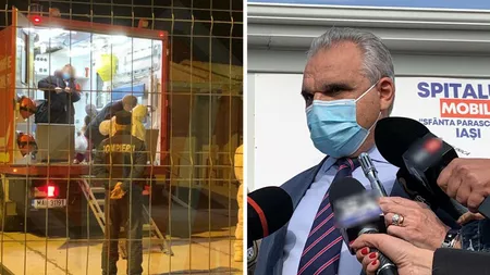Spitalul Mobil de la Lețcani a fost redeschis! De astăzi reîncep internările pacienților Covid-19