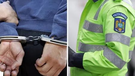 Polițist din Iași, lovit cu picioarele de un scandalagiu! Individul prins băut la volan în traficul din județ