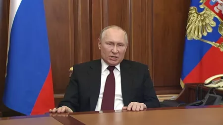 Vladimir Putin anunță public începerea operațiunii militare în Ucraina! - VIDEO
