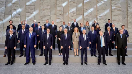 Intervenţia lui Boris Johnson la Summit-ul NATO. Premierul Marii Britarii: „Vladimir Putin a depăşit deja linia roşie a barbarismului”
