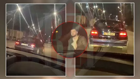 Șicanare în trafic la Iași! Uitați ce face un ”șmecher” la volanul unui BMW. Ce ar merita? (VIDEO)