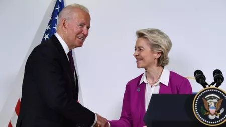Joe Biden și Ursula von der Leyen: 