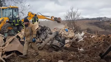 Bombardamentele ruse au distrus complet o așezare cu 600 de locuitori din regiunea Harkov - VIDEO