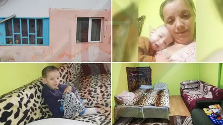 Cinci suflete, înghesuite în două camere, în comuna Țigănași! Condițiile de trai pentru acești copilași sunt inumane! – GALERIE FOTO