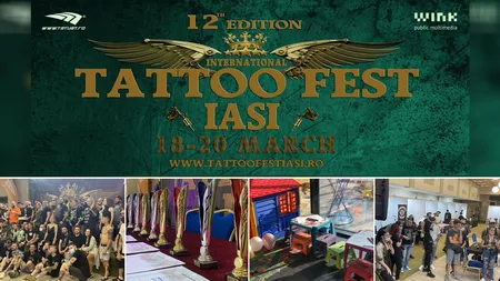 “International Tattoo Fest Iași”, pregătit să domine toate evenimentele lunii martie! Nume grele în arta tatuatului se vor bate pentru marele premiu