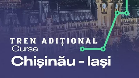 CFM anunță o nouă cursă adițională regulată pe ruta Chișinău - Iași și retur