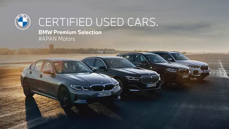 Automobile rulate certificate la BMW APAN Motors Iași