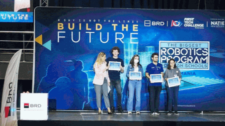 Concursul de Robotică BRD-First Tech Challenge: O educație de viitor pentru elevii de la Liceul Teoretic de Informatică „Grigore Moisil” Iași