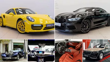 Bolizi de sute de mii de euro, scoși la vânzare la Iași! Un Porsche 911-TURBO-S, din 2018, cel mai scump autoturism - GALERIE FOTO