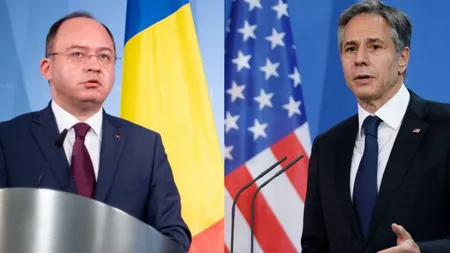 Ministrul Afacerilor Externe, Bogdan Aurescu, convorbire telefonică cu secretarul de stat al Statelor Unite, Antony Blinken. Ce au discutat cei doi oficiali
