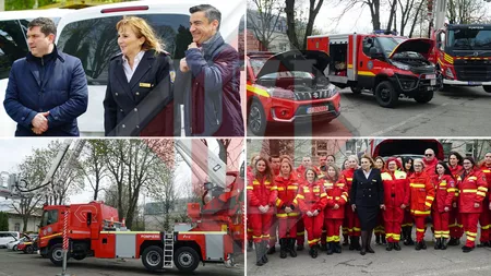 Au fost prezentate și sfințite cele două autospeciale de intervenție din cadru ISU Iași, precum și  o autospecială SMURD - GALERIE FOTO / VIDEO