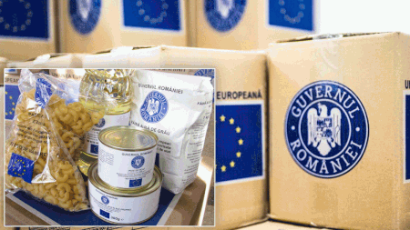 Începe distribuirea pachetelor cu alimente acordate de Uniunea Europeană pentru ieșeni