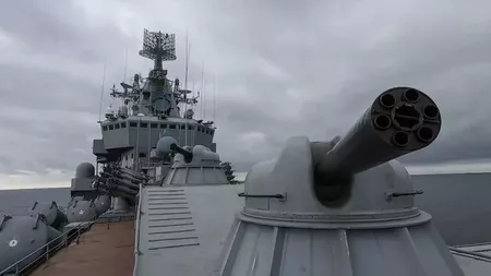 Crucișătorul Moskva, nava amiral a Rusiei în Marea Neagră, s-a scufundat