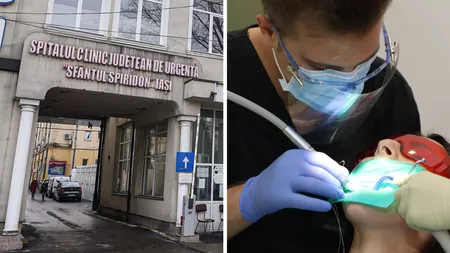 Zeci de pacienți cu urgențe stomatologice bat la ușa singurului cabinet non-stop din Iași! Acesta funcționează  la Spitalul ”Sf. Spiridon”