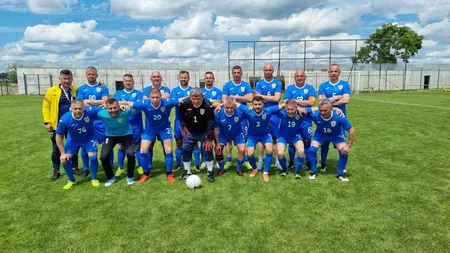 Un primar din judetul Iași în echipa națională de fotbal a României. Naționala a ajuns in semifinalele Campionatului Mondial de fotbal al primarilor din Slovacia