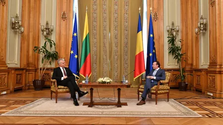 Florin Cîțu, discuții cu președintele Lituaniei: „Avem nevoie de o apărare mai puternică, în special în ceea ce priveşte Flancul Estic”