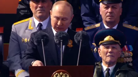 Discursul lui Vladimir Putin, de Ziua Victoriei. Președintele Rusiei se adresează Armatei: Glorie Rusiei - LIVE VIDEO, TEXT