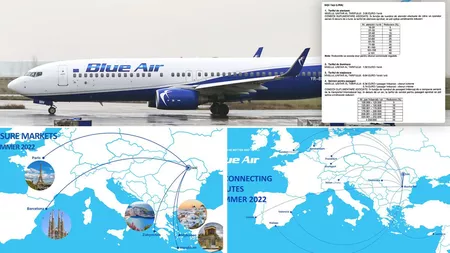 Blue Air se află în pragul unui dezastru! Motivul pentru care compania a anulat zbor după zbor de la Aeroportul Iași – FOTO