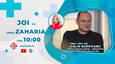 LIVE VIDEO - Prof. dr. Călin Scripcaru, medic legist la Institutul de Medicină Legală Iași, discută în emisiunea BZI LIVE despre efectele nocive ale alcoolului asupra creierului uman