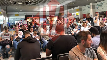 Îngheasuială la Aeroportul Iași! Zeci de pasageri așteaptă în terminalul T3 cursele Wizz Air