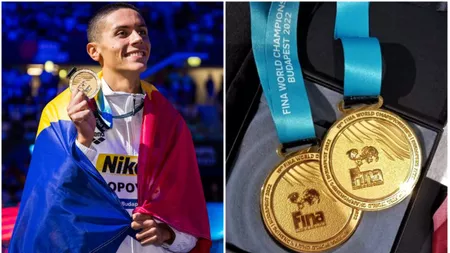 David Popovici revine în ţară! Dublul campion mondial se întoarce acasă cu cele două medalii de aur