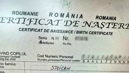 E unic în toată România! Ce nume are acest băiețel în certificatul de naștere. Oare cum au putut părinții să-i facă una ca asta?