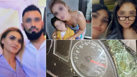 Familia care a pierit în accidentul de la Frumuşani. Acul vitezometrului a rămas blocat la 220 km/h