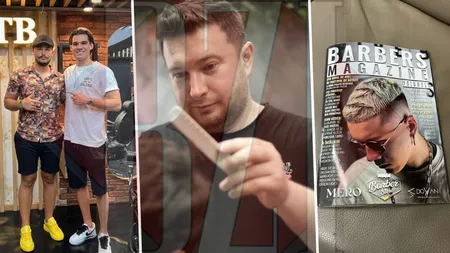 Un frizer din Iași a pus bazele unei reviste unice în România. Și hairstylist-ul fotbaliștilor de la FCSB este implicat în proiect - FOTO/VIDEO