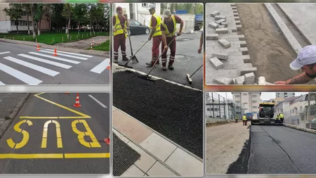 Echipele companiilor municipale fac curățenia de toamnă în oraș! Se pregătește de zor începerea noului an școlar!