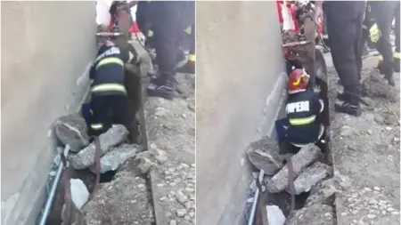 Doi muncitori, îngropați de vii în timp lucrau la fundația unei case din Oradea