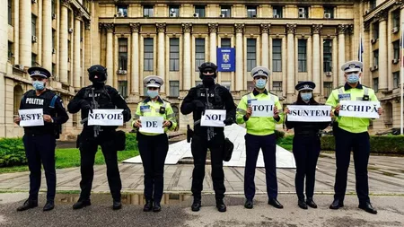 Proteste de amploare în București. Sindicatele din Poliție ies în stradă și își strigă nemulțumirile