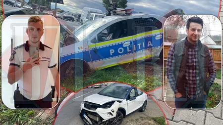 Ei sunt cei doi polițiști implicați în accidentul rutier de la Iași! Goneau cu autospeciala pentru a ajunge la o solicitare prin 112 – EXCLUSIV, UPDATE
