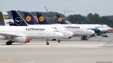 Lufthansa anulează 800 de curse aeriene, din cauza unei greve. Câți pasageri vor fi afectați