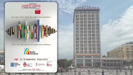 Târgul de Carte Gaudeamus Radio România, în Piața Unirii din Iași