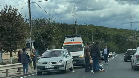 Accident grav la Uricani! O persoană a fost lovită de o mașină - EXCLUSIV, FOTO
