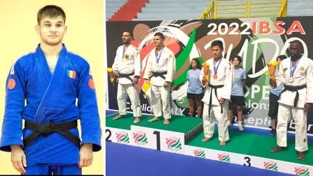 Aur pentru România! Alexandru Bologa a câştigat titlul european la judo pentru nevăzători