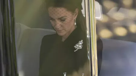 Kate Middleton, omagiu adus prințesei Diana, la funeraliile Reginei. Nici cumnata Meghan nu s-a lăsat mai prejos