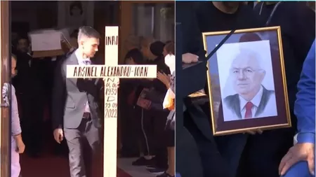 Alexandru Arșinel a fost condus pe ultimul drum şi înmormântat la Cimitirul Bellu din Capitală